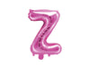 Ballon aluminium lettre Z rose foncé (35 cm) | Ballon alu de 35 cm | J2F Shop