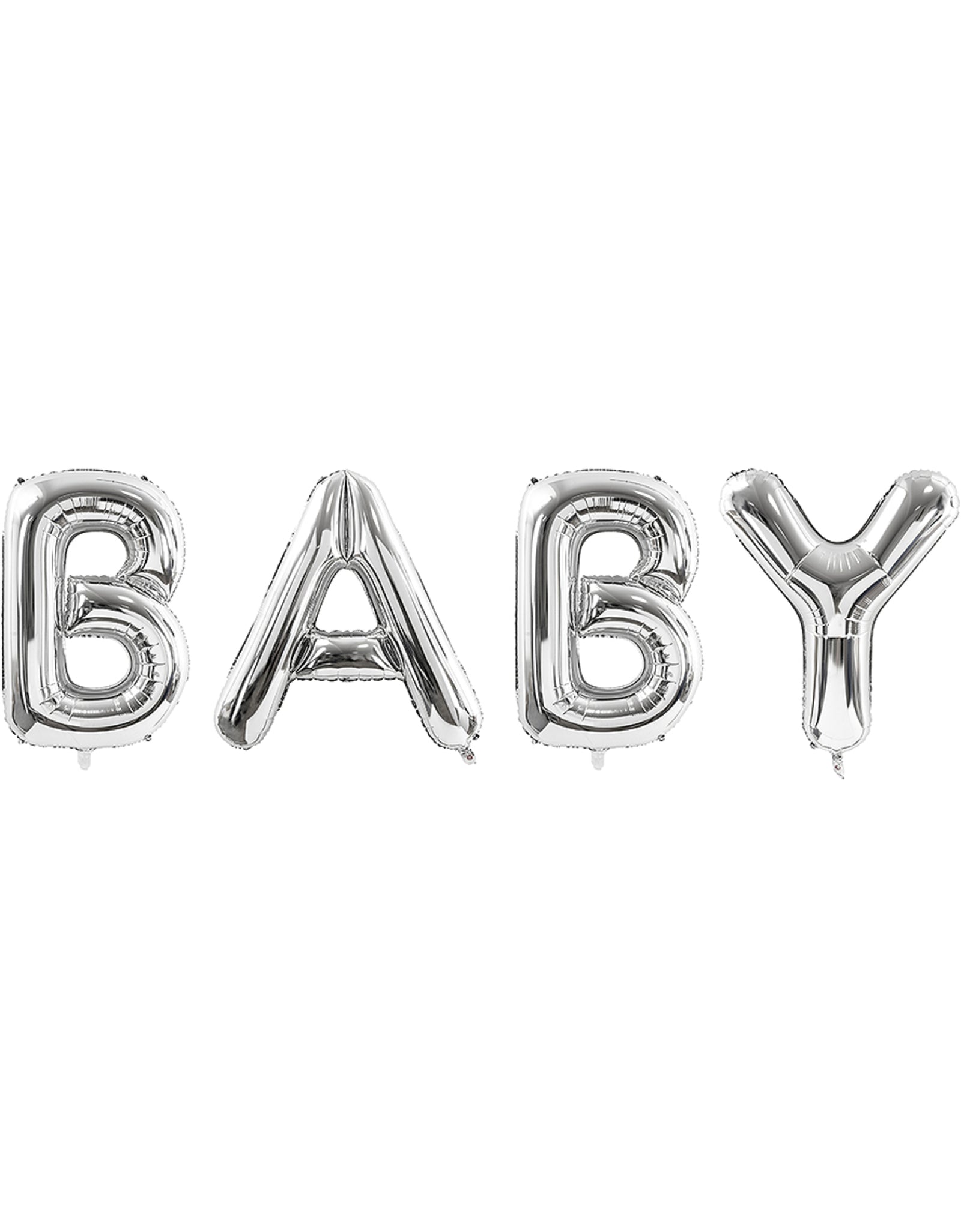 Ballon Baby argent en alu (86 cm) - Baby Shower Collection | ballon 262 x 86 cm | J2F Shop