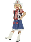 Déguisement de cowgirl pour fille | vêtement, gilet, foulard, ceinture , bonnet | J2F Shop