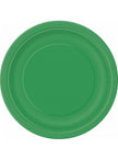 8 petites assiettes vertes émeraudes (18 cm) - Gamme couleur unie | 8 assiettes 18 cm | J2F Shop