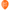 10 Ballons Latex HG95 Joyeux Anniversaire Orange - PMS