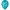 10 Ballons Latex HG95 Joyeux Anniversaire Turquoise - PMS