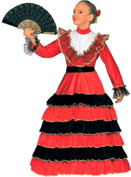 Danseuse espagnole fille | robe avec jupon , ceinture | J2F Shop