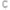 Lettre C Argent 14