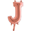 Lettre J Rose Gold 14