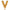 Lettre V Or 14