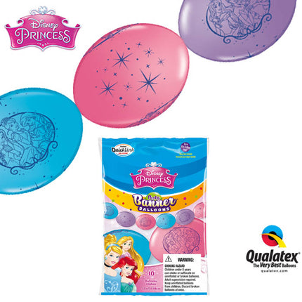 10 Ballons Quick Link Princess Party Banner 12