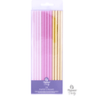 24 Pailles Pink & Gold - Qualatex