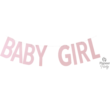 Banner Baby Girl Pink - Qualatex