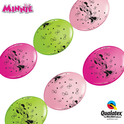 50 Ballons Quick Link Minnie Mouse Assortment 12