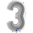 Chiffre 3 Holographic 40