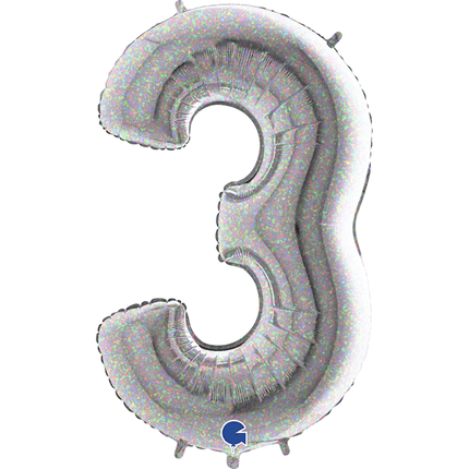 Chiffre 3 Holographic 40