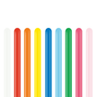 100 Ballons Modeling 260 Assortiment - Kalisan