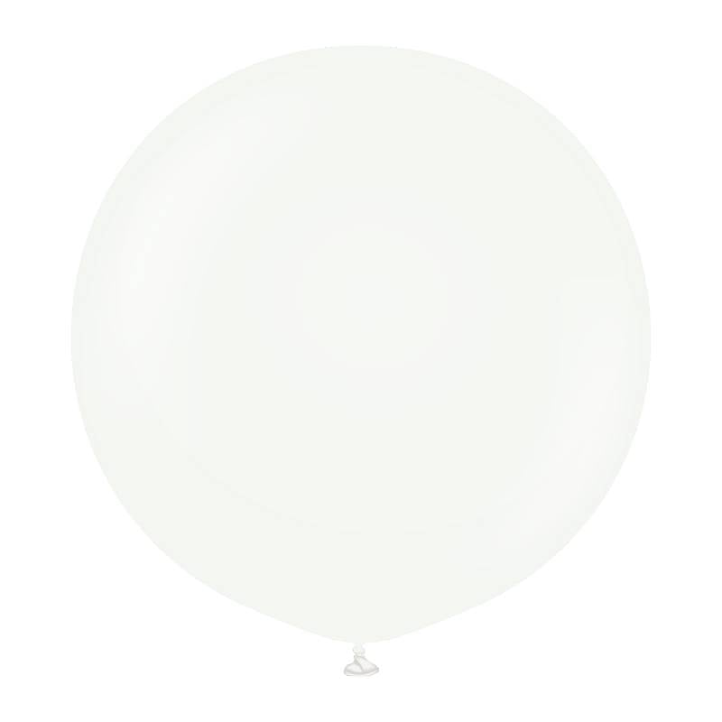 1 Ballon 60cm Blanc- Ballonrama