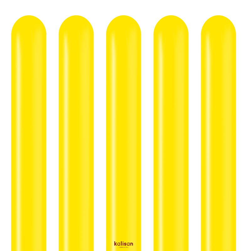 100 Ballons Modeling 260 Yellow - Kalisan