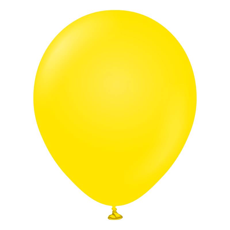 10 Ballons 30cm Jaune Citron- Ballonrama