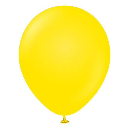 25 Ballons 13cm Jaune Citron- Ballonrama