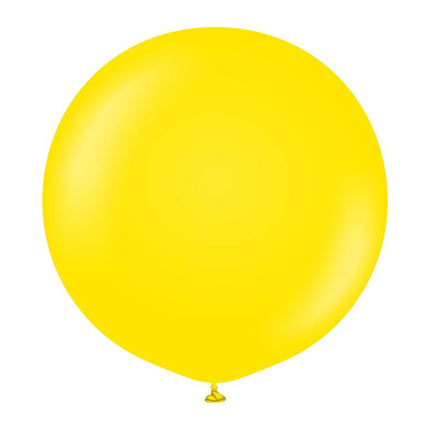 1 Ballon 60cm Jaune Citron- Ballonrama