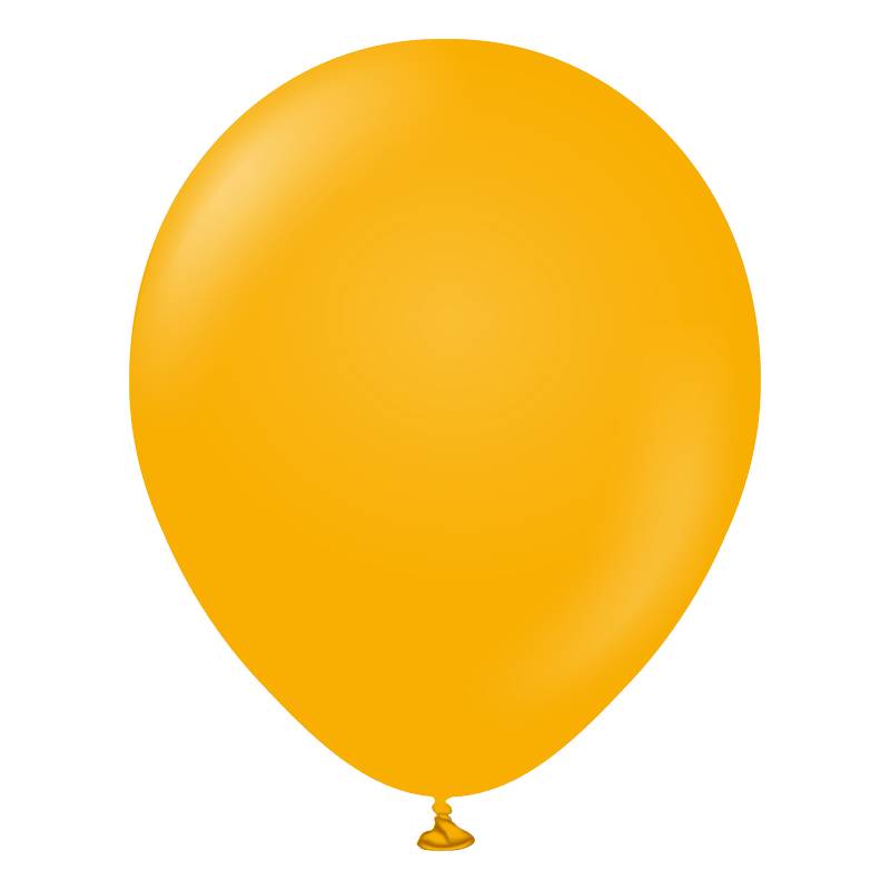 25 Ballons 13cm Jaune Soleil- Ballonrama