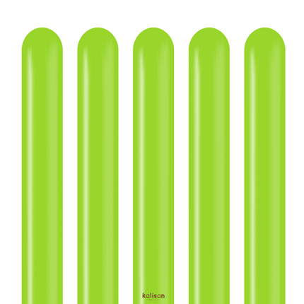 100 Ballons Modeling 260 Lime Green - Kalisan