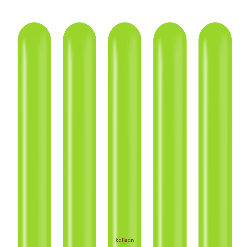 100 Ballons Modeling 260 Lime Green - Kalisan