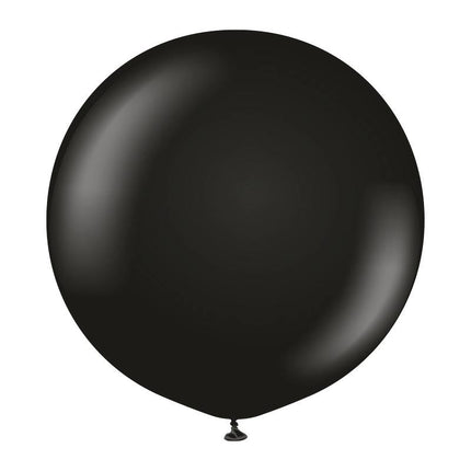 1 Ballon 60cm Noir- Ballonrama