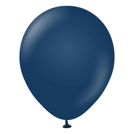 10 Ballons 30cm Bleu Nuit- Ballonrama