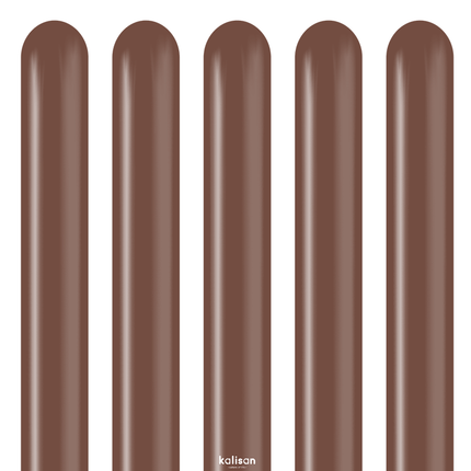 100 Ballons Modeling 260 Chocolate Brown - Kalisan