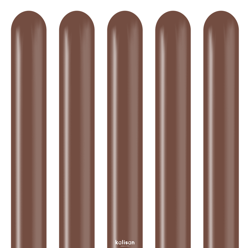 100 Ballons Modeling 260 Chocolate Brown - Kalisan