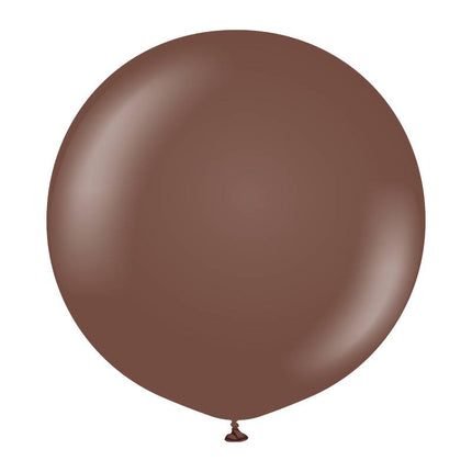 5 Ballons 45cm Chocolat- Ballonrama