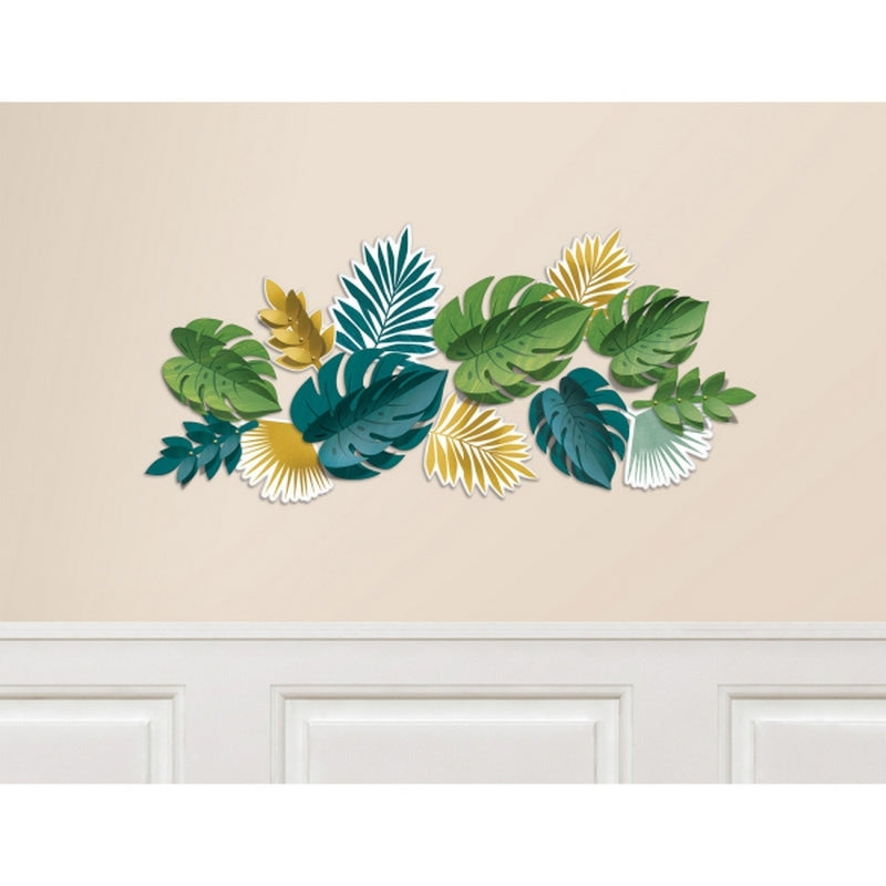 Décorations Aluminium Papier Feuillages - Amscan