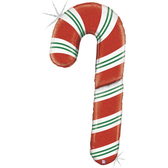 Ballon Aluminium 5' Candy Cane - Grabo