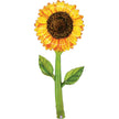 Ballon Aluminium 5' Fresh Picks Watercolor Sunflower - Grabo