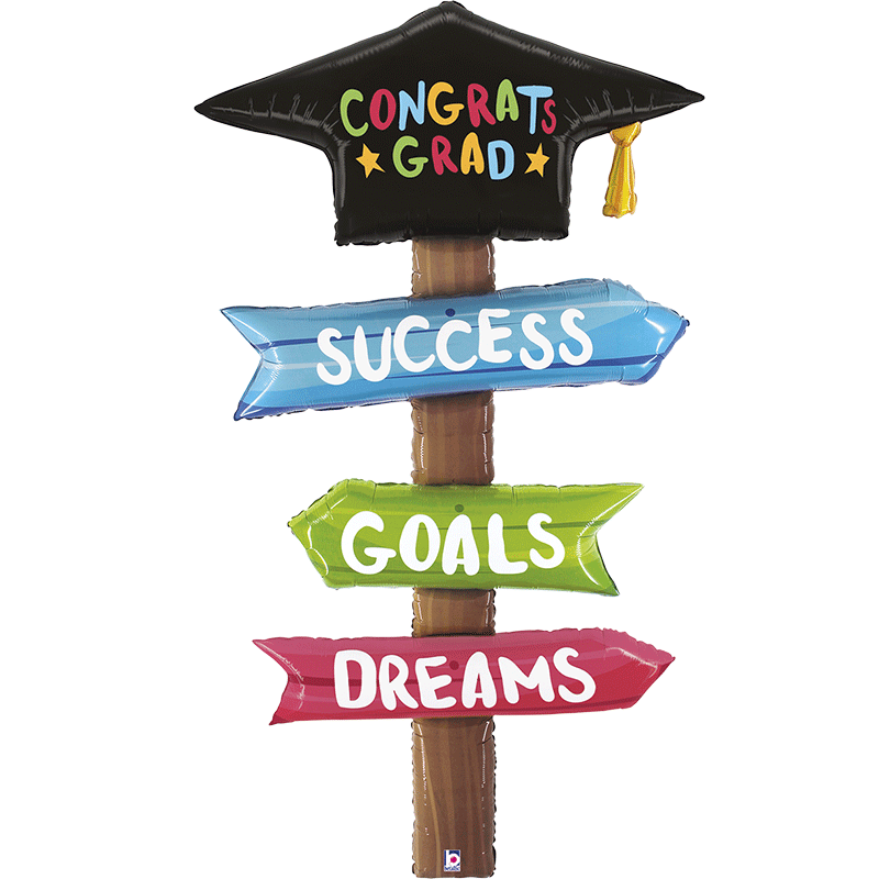 Ballon 5' Special Delivery Grad Signs - Grabo