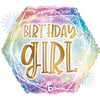 Ballon Aluminium 18″ Opal Pastel Geo Birthday – Grabo