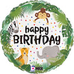 Ballon Aluminium 18″ Jungle Birthday – Grabo