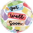 Ballon Aluminium 18″ Cheerfull Get Well Bandaid – Grabo