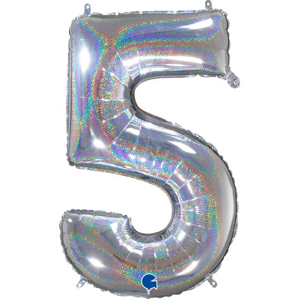 Chiffre 5 Glitter Holographic 26