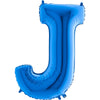 Lettre J Bleu 40