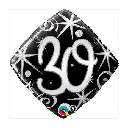 Ballon Aluminium 18″ 30 Elegant sparkles & Swirls – Qualatex