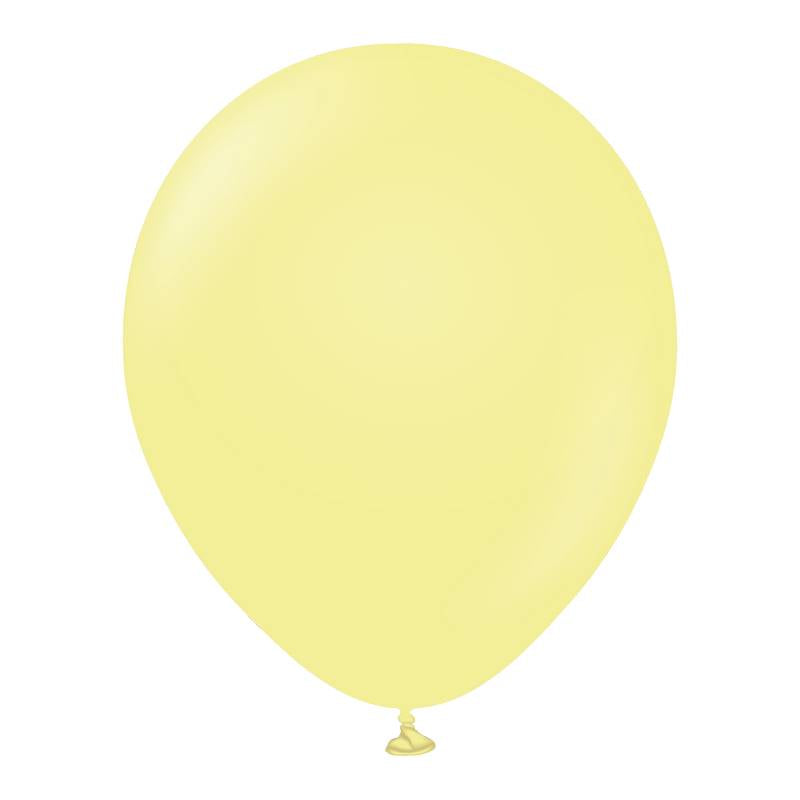 25 Ballons 13cm Pastel Jaune- Ballonrama