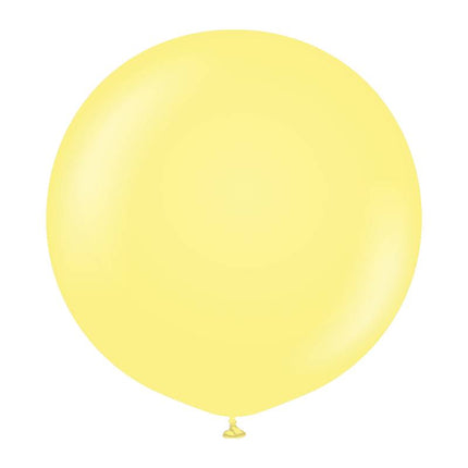 1 Ballon 60cm Pastel Jaune- Ballonrama