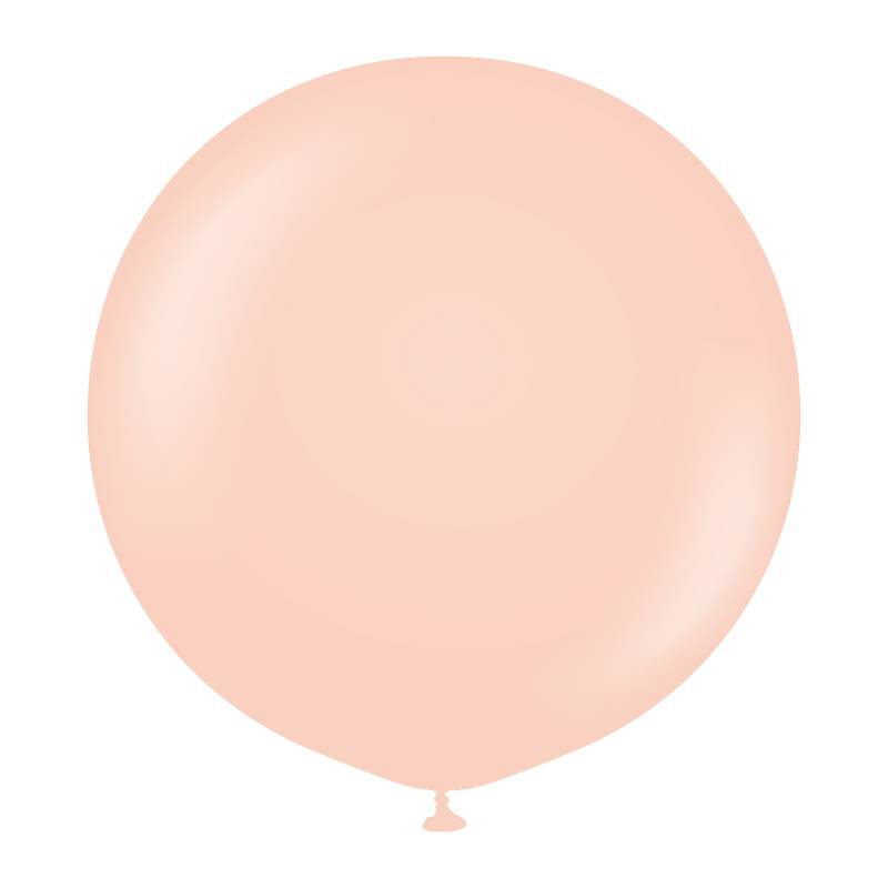 ABC 5 Ballons 45cm Pastel Saumon- Ballonrama