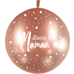 Ballon HG2' Bonne Fête Maman Dots Brillant Rose Gold - PMS