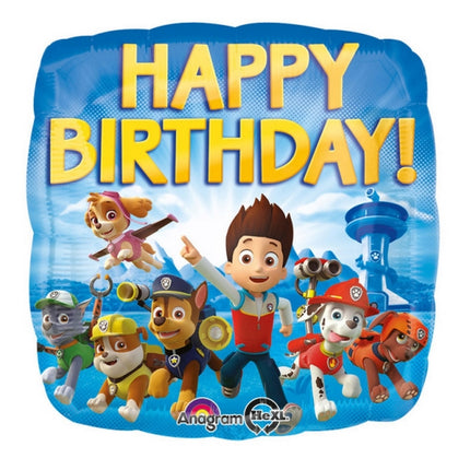 Ballon Aluminium Anniversaire Pat' Patrouille 17