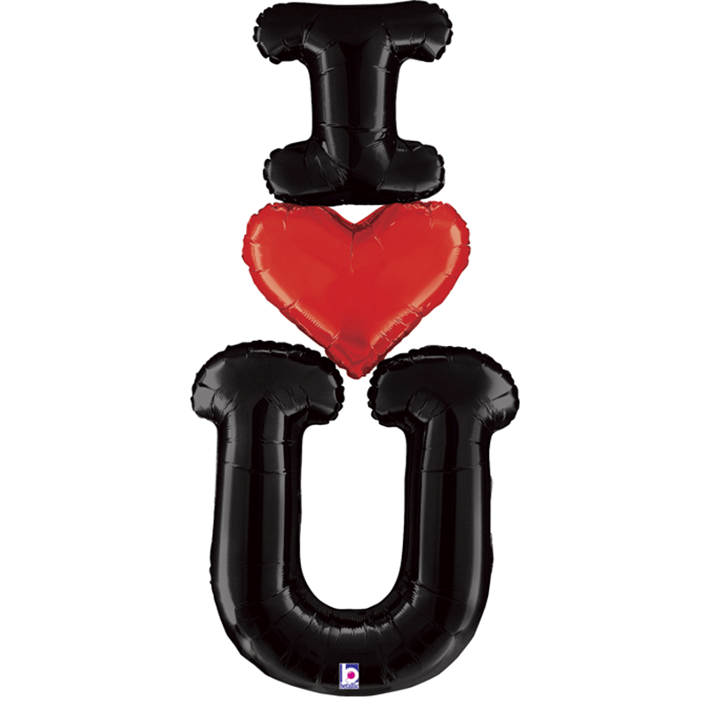 Ballon Aluminium 5' I Love You Special Delivery - Grabo