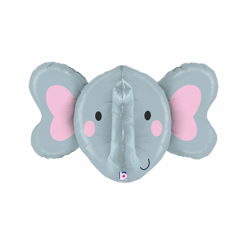 Ballon Aluminium 34″ Éléphant 3D - Grabo