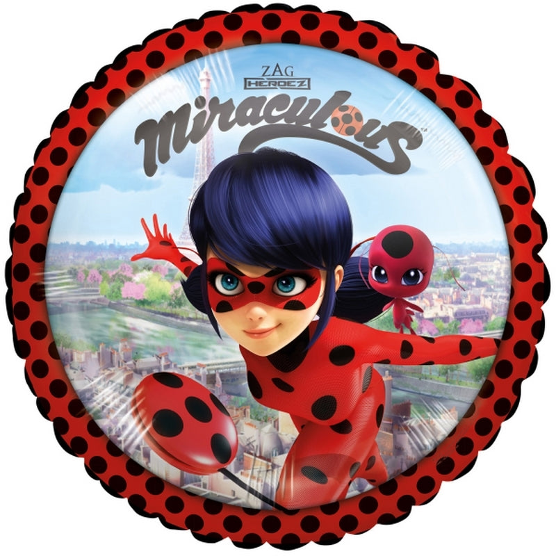 Ballon Aluminium Miraculous Lady Bug 17