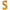 Lettre S Or 40