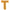 Lettre T Or 40